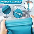 thumbnail image 3 of Solid Green Pink2 Pcs Large Travel Laundry Bag Washable Waterproof Wet Dry Large Dirty Clothes Bag Bathing Workout(Solid Black), 3 of 6