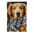 thumbnail image 2 of PHYHOO Welcome Fall Garden Flag Double Sided, Burlap Small Black Cat Golden Retriever Dog Garden Yard Flags Thanksgiving Outside Outdoor House Decoration White, 2 of 6