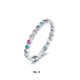 thumbnail image 2 of Minnieouse Anillo de mujer Acero inoxidable Chapado en plata Anillos de moda Decoraciones de circón Joyería de novia para adornos de joyería Ropa, zapatos y accesorios Miscelánea Tipo 1 Tamaño 6, 2 of 6