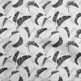 thumbnail image 1 of oneOone Cotton Cambric White Fabric Tropical Banana Leaf Diy Clothing Quilting Fabric Print Fabric By Yard 42 Inch Wide, 1 of 4