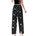 thumbnail image 3 of Womens Pyjamas Flannel Trousers, Anime Cartoon Casual Trousers Autumn Winter, Cozy, Warm, Loungewear, Sleepwear, Elastic Waist, 3 of 3