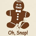 thumbnail image 3 of CafePress - Oh, Snap! Gingerbread Man T Shirt - Men's Classic Graphic T-Shirt, 3 of 4
