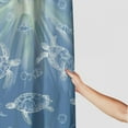thumbnail image 3 of Orinice  Swimming Turtle Shower Curtain Set with 12 Plastic Shower Curtain Hooks,Bathroom Shower Curtain Sets Waterproof Fabric Shower Curtain cortinas de baño Shower Curtains for Bathroom 69x72, 3 of 7