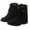 Black, variant on Liyamei Toddler Girls Cowgirl Ankle Boots Side Zip Lined Tassel Non Outdoor Comfortable 4-12 Years