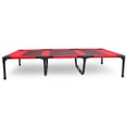 thumbnail image 3 of Internet's Best Dog Cot - 48 x 36 - Elevated Dog Bed - Cool Breathable Mesh - Indoor or Outdoor Use - Large - Red, 3 of 7