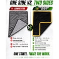 thumbnail image 3 of Ducking Wet Towels 1400 GSM Premium Microfiber Car Drying Towel - 24 x 36 in, Black Microfiber Bound Edge, Ceramic Coating & PPF Safe, 3 of 4