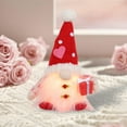 thumbnail image 4 of dajkiuy Lighted Valentines Gnomes Decorations, 10 Inch Gnome Plush Doll Valentine Gift Tabletop Ornament, 4 of 6