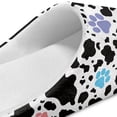 thumbnail image 5 of Chaqlin Paw&Cow Print Cotton Slippers Soft Plush Warm Cozy Comfy Washable Comfortable Cute Trendy Retro Casual Home Gifts Slippers, 5 of 7