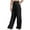 Black, variant on WREESH Men's Cargo Pants Sweatpants Heavy Solid Color Straight Wide Leg Pants Casual Sports Pants White