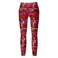 thumbnail image 5 of Gibobby Leggings deportivos mujer para yoga Lovesy Pants Stripes Running For Yoga Print Valentine's Pilates Day Leggings Pantalones de gimnasia para(Rojo,CH), 5 of 5