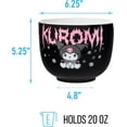 thumbnail image 5 of Silver Buffalo Sanrio Hello Kitty and Friends Kuromi Ceramic Ramen Noodle Rice Bowl with Chopsticks, Microwave Safe, 20 Ounces, 5 of 8