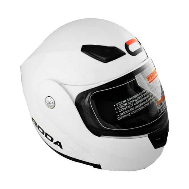 Casco Moto Abatible Blanco Talla L con Certificado Roda Deliver Walmart en linea
