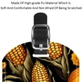 thumbnail image 4 of Square 2Pack PU Leather Thanksgiving Corn Cruise Luggage Tag with Privacy Cover and Name ID Tag for Travel Handbags Backpacks Luggage Tags, 4 of 6