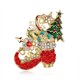 thumbnail image 1 of Yuarrent Decorado Árbol de Navidad Botas de Papá Noel Muñeco de nieve Campana Broche Bufanda Collar Solapa Broche de Navidad Regalo de niña Kits de decoración para fiestas No.76 Yuarrent JR0793-76, 1 of 6