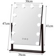 thumbnail image 5 of Makeup Mirror,Dressing Table Mirror With Lights, Makeup Mirror With Lights Bulbs,12 LED Lights Vanity Mirror With Touch Contr, 5 of 5