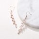 thumbnail image 4 of Pendientes colgantes para novias, damas de honor, pendientes largos de cristal para mujer, baile de graduación, 4 of 4