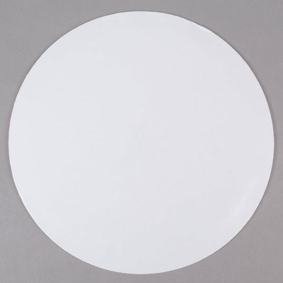 Vineland Packaging Single Wall Circular Cake Board White, 12" Diameter | 250/Case