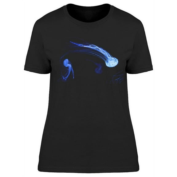 Two Beautiful Jellyfish Sea Wasp T-Shirt Women -Image by Shutterstock, Female x-Large