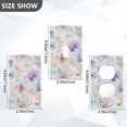 thumbnail image 7 of Yayeee Toggle Light Switch Wall Plate 1-Gang 4.5"x2.7" Home Decorative Outlet Cover, Purple Flower Pattern, 7 of 7