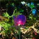 thumbnail image 4 of Bearachild Lámpara de césped de 2 uds., luz de tierra alimentada por energía Solar con pantalla de cristal impermeable IP65, forma de flor, iluminación Iluminación y accesorios Azul púrpura Bearachild HA027249-01, 4 of 5
