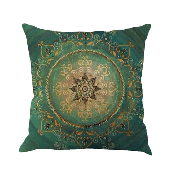 Xihbxyly Funda de Cojín de Lino con Diseño Geométrico, Cuadrada y Multicolor, Ideal para Decorar El Hogar, Un Complemento Perfecto para Tu Sofá, Ideal para Tu Club, 45 X 45 Cm.
