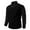 Black, variant on Men's Lapel Shirts Sweater Trendy Striped Long Sleeve Knit Pullover Tops Plus Size Casual Thicken Blouse