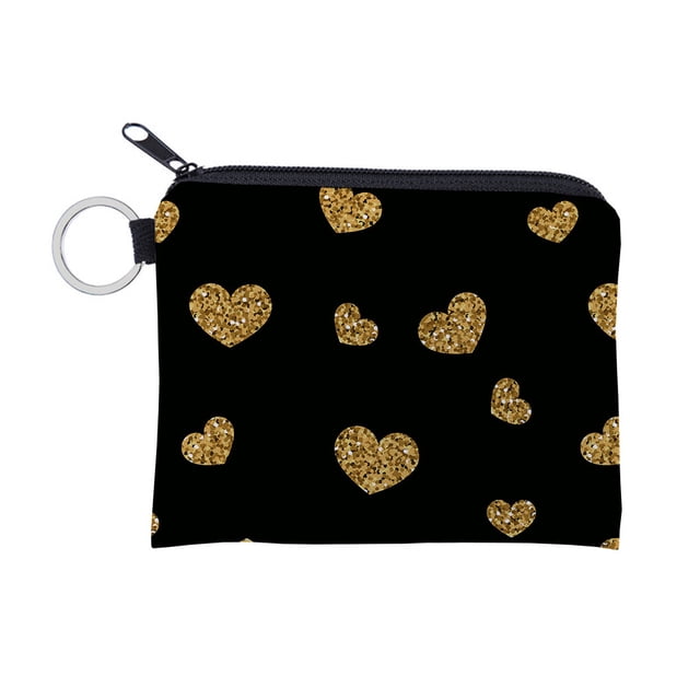 facefd Small Wallet Digital Printing Polyester Multifunctional Mini Storage Bag Zipper Pouches Unisex Floral Pattern Change Purses lqb3040