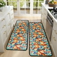 thumbnail image 4 of Kitchen Rugs Sets Of 2,Colorful Butterfly Pattern Anti Fatigue Kitchen Mat Rugs Non Slip Washable,Decorative Kitchen Floor Mats for Kitchen,Sink,Laundry,17"x47"+17"x47", 4 of 5