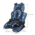 thumbnail image 3 of Inserto de asiento de coche para niños Inserto de asiento de coche para niños Suave Cómodo Portátil Ajustable Bebé Cochecito Cojín del asiento del coche Insertar para silla de bebé, 3 of 8