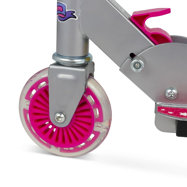 Ozbozz: Flashing Scooter - Unicorn Magical Sparkles - Light-Up