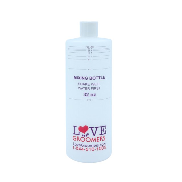 Set de botellas de dilución Groomer Essentials de 1 litro para peluquería canina