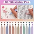 thumbnail image 4 of 49PCS Aesthetic School Supplies,Pink Pen Case with 16 Pastel Highlighter 11 Black Gel Pens 10 Refills 6 Pencils 2 Sticky Notes and 3 Erasers for Students Stationary, 4 of 7