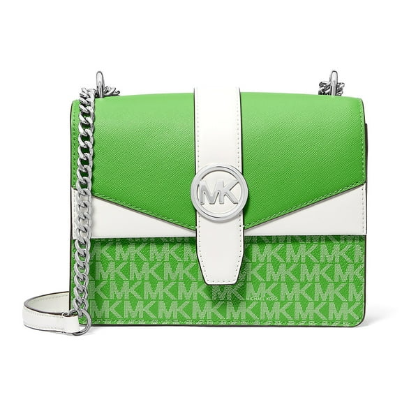 Michael Kors Greenwich Small Color-block Signature Logo Crossbody Bag