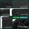 thumbnail image 5 of Grusce First Aid Bag, Zippered Medicine Storage Bag, Pill Bottle Organizer with Inner Dividers, Emergency Trauma Kit Organizer Bag for Campervan, Taxi, Private Car, Boat, Patrol Vehicle, 5 of 9