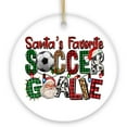 thumbnail image 6 of Santa's Favorite Soccer Goalie Plaid Ornament, Football Christmas Gift, 6 of 6