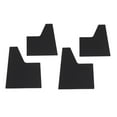 thumbnail image 3 of Red Hound Auto 4 Piece Traditional Style Universal Splash Guards Fits Most Full-Size Trucks Vans SUVs Front and Rear Driver Passenger Mud Flaps Black 4pc Set with Premium Hardware 11 x 16 Inches, 3 of 7