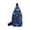 Blue, variant on Fanshiluo Chest Bag Men's New Fashion Messenger Bag Lightweight Outdoor Sports Leisure Couple Shoulder Bag