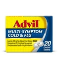 thumbnail image 4 of (3 pack) Advil Multi-Symptom Cold and Flu Medicine Fever Reducer Coated Tablets, 20 Count, 4 of 16