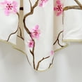 thumbnail image 5 of Home Soft Things Floral Embroidery Valance, 1 Piece, Cherry Blossom Pink, 19 x 60 Inches, 5 of 5
