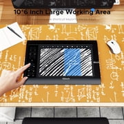 10X6 Inch Graphics Tablet Featuring a Battery-Free Pen with 8192 Pressure Levels, 12 Hotkeys, And Compatibility with PC, Mac, And Android for Digital Art, Design, And Online Teaching