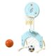 thumbnail image 3 of Juego de aro de baloncesto para niños con fútbol, ​​juguete interior y exterior, actividad de altura ajustable, juguete deportivo para niños, regalo d Lazo azul, 3 of 9