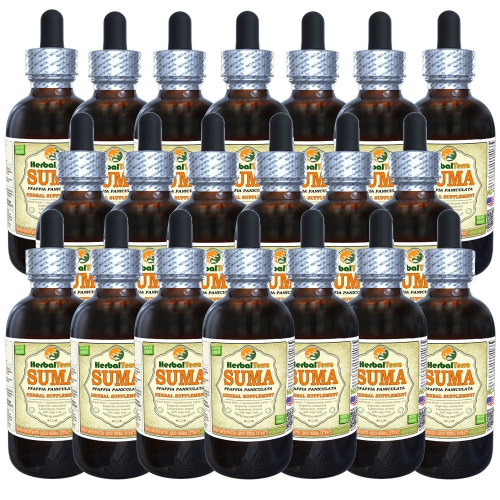 Suma (Pfaffia paniculata) Tincture, Dried Roots Liquid Extract (Herbal