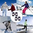 thumbnail image 5 of 2 guantes de medio dedo con forma de copo de nieve para mujer, cálidos para exteriores e invierno, 805, 5 of 5