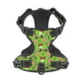 thumbnail image 4 of Picia Cute Green Frog No-Pull Dog Harness Reflective Front Clip Vest with Handle,Step-in Air Dog Harness,Adjustable 2 Metal Rings 4 Buckles,Easy to Put on & Take Off Small, 4 of 9