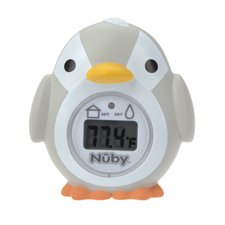 Nuby Floating Penguin Bath & Room Digital Thermometer photo 1