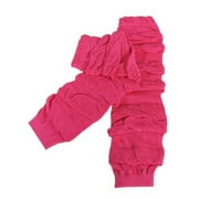 ALLYDREW Solid Baby Leg Warmer & Solid Toddler Leg Warmer for Boys & Girls (Ruffle Hot Pink)