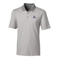 thumbnail image 2 of Men's Cutter & Buck Gray Northwestern Wildcats Big & Tall Forge Tonal Stripe Stretch Polo, 2 of 3