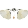 thumbnail image 2 of Aspen Creative 23171-4 Transitional Amber Ceiling Fan Replacement Glass Shade.2-1/8"Fitter,5-1/2"Diameter x 4-3/4"Height.4 Pack, 2 of 6