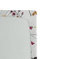 thumbnail image 2 of Ambesonne Modern Fitted Sheet, Geometric Flowers Floral, Queen Size, Pistachio Green Magenta, 2 of 2