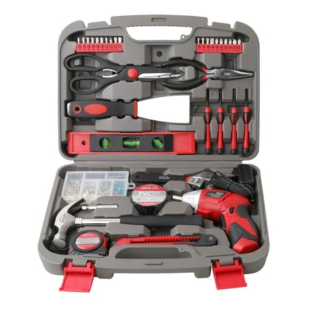 

Apollo Tools DT0773 135-Piece Household Kit with 3.6V Li-Ion Cordless screwdriver